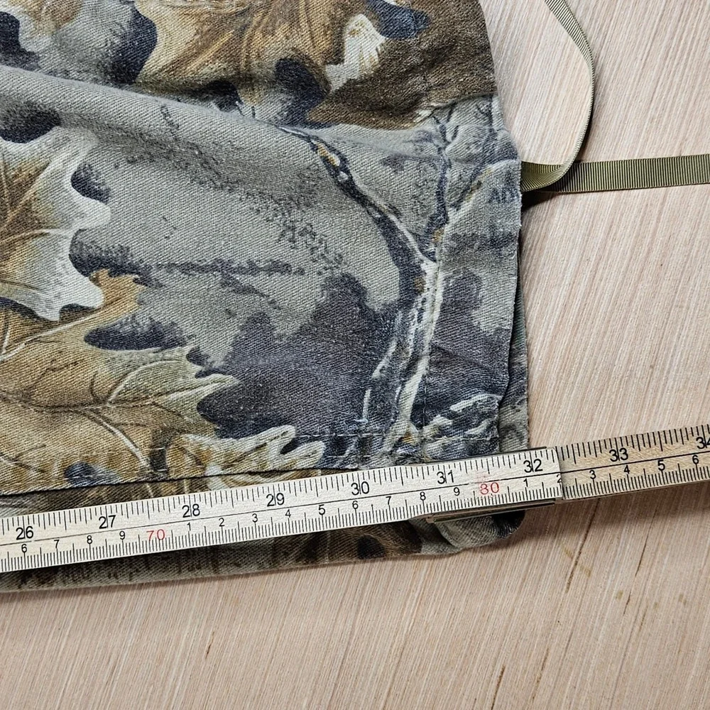 Vintage Military Advantage Timber Camo BDU Uniform Set Men L Long Leaf Hunting